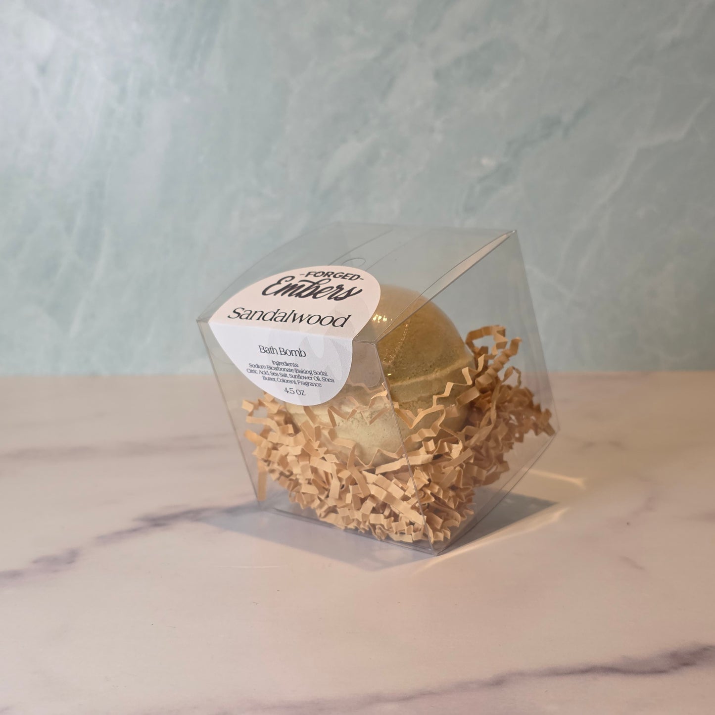 Sink into deep calm with Sandalwood a bath bomb crafted for anyone who loves a bold, earthy, woodsy fragrance. This natural sandalwood scent is warm, grounding, and unmistakably soothing, filling your bath with a rich aroma that feels both rustic and luxurious.

Strong, calming, and beautifully simple, Sandalwood is the perfect soak for unwinding, re-centering, and reconnecting with your senses.